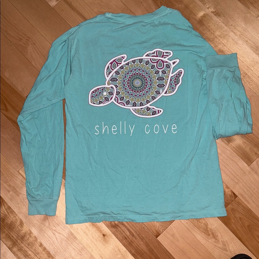 Shelly Cove women’s  Teal Long Sleeve Shirt s